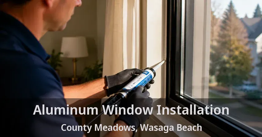 Aluminum Window Installation County Meadows, Wasaga Beach - ON