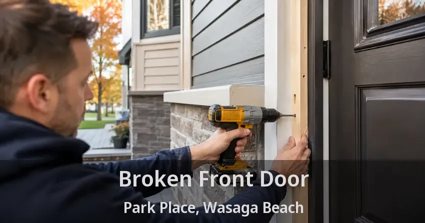 Broken Front Door Park Place, Wasaga Beach - ON