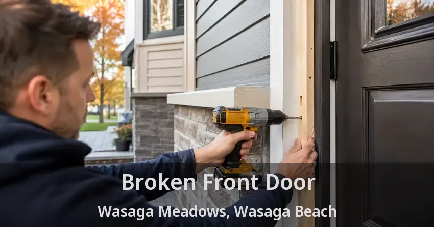Broken Front Door Wasaga Meadows, Wasaga Beach - ON