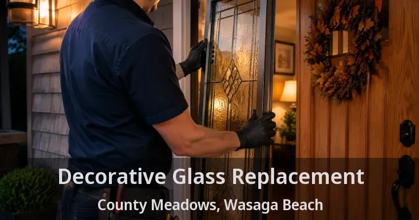 Decorative Glass Replacement County Meadows, Wasaga Beach - ON