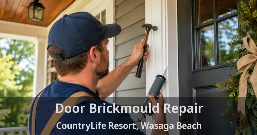 Door Brickmould Repair CountryLife Resort, Wasaga Beach - ON