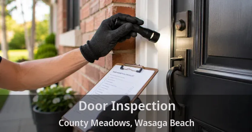 Door Inspection County Meadows, Wasaga Beach - ON