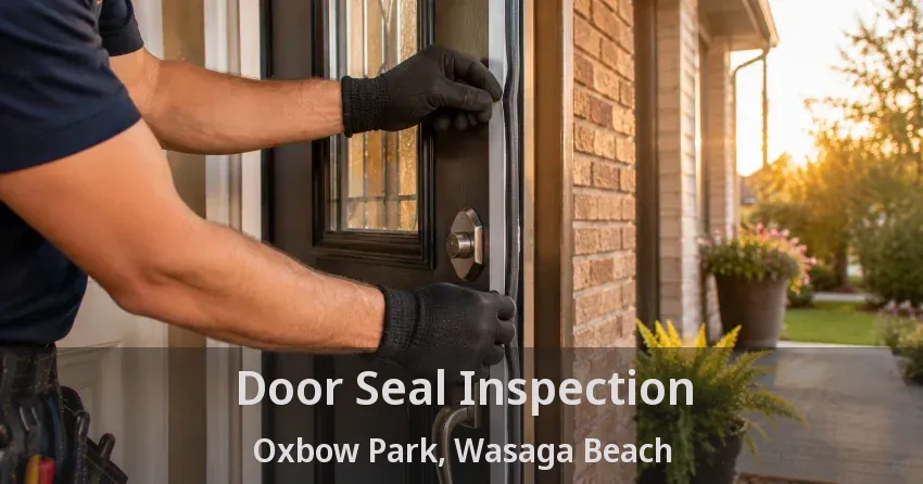 Door Seal Inspection Oxbow Park, Wasaga Beach - ON