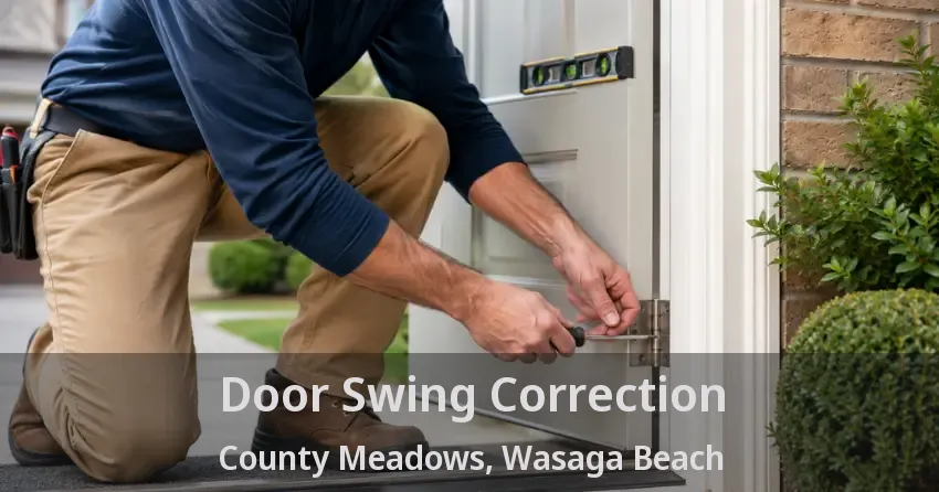 Door Swing Correction County Meadows, Wasaga Beach - ON