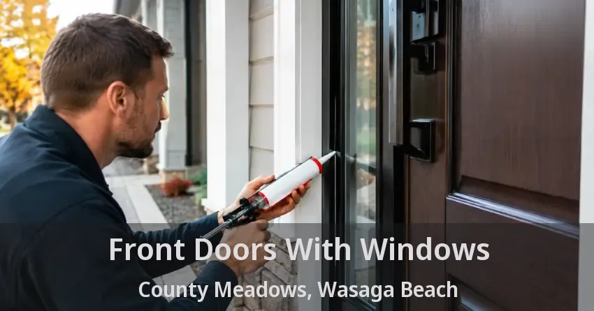 Front Doors With Windows County Meadows, Wasaga Beach - ON