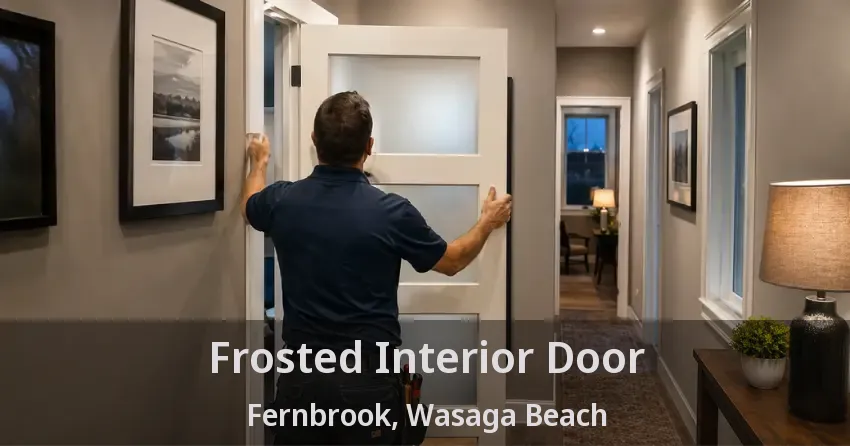 Frosted Interior Door Fernbrook, Wasaga Beach - ON
