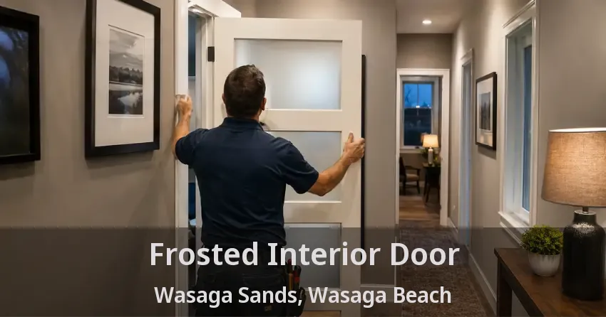 Frosted Interior Door Wasaga Sands, Wasaga Beach - ON