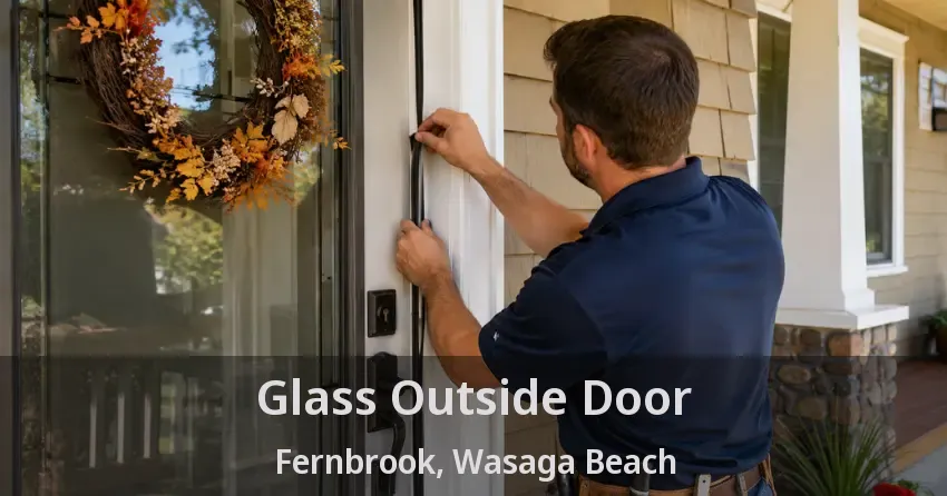 Glass Outside Door Fernbrook, Wasaga Beach - ON