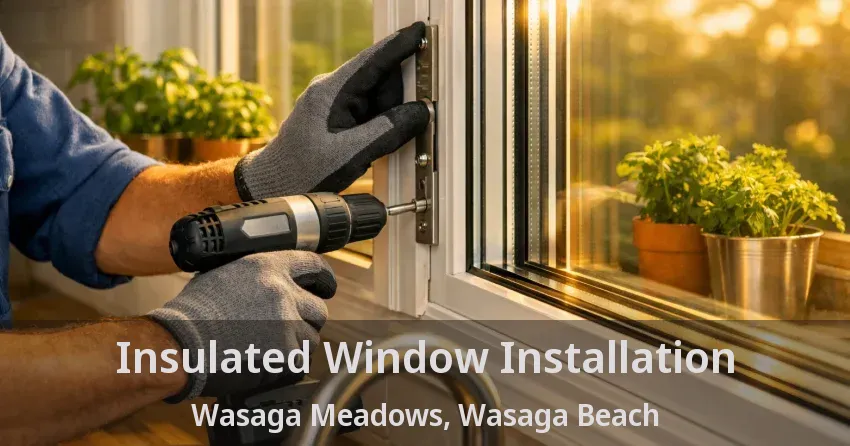 Insulated Window Installation Wasaga Meadows, Wasaga Beach - ON