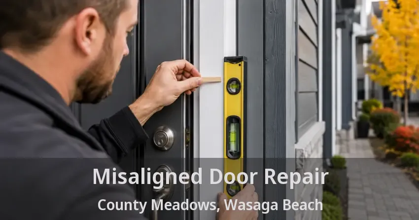 Misaligned Door Repair County Meadows, Wasaga Beach - ON