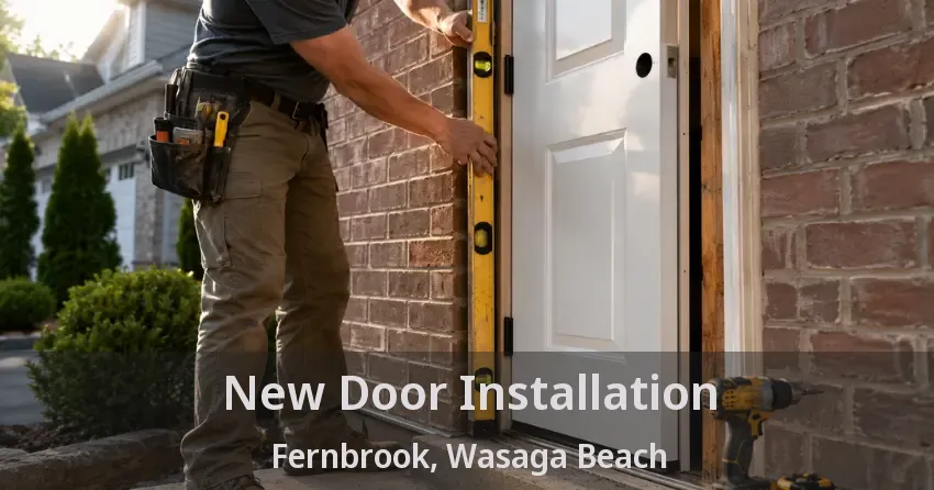 New Door Installation Fernbrook, Wasaga Beach - ON