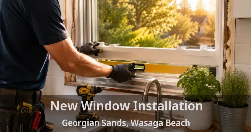 New Window Installation Georgian Sands, Wasaga Beach - ON
