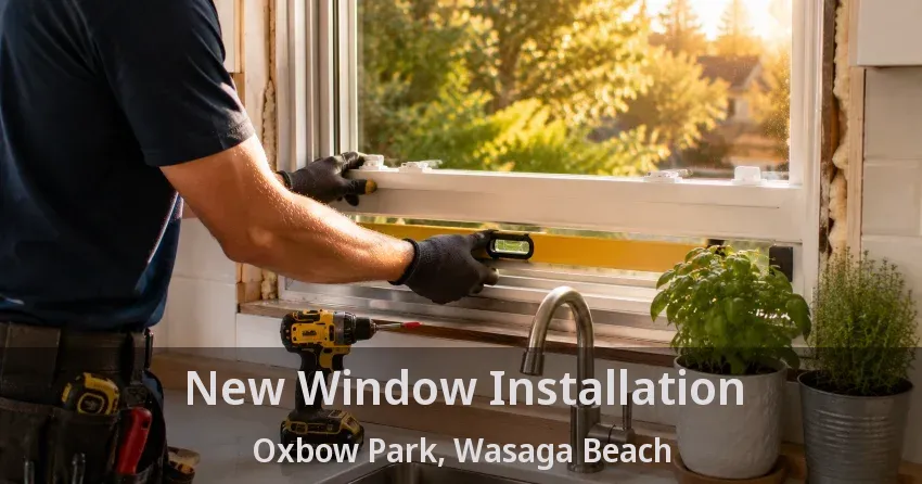 New Window Installation Oxbow Park, Wasaga Beach - ON
