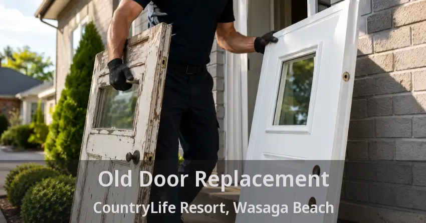 Old Door Replacement CountryLife Resort, Wasaga Beach - ON
