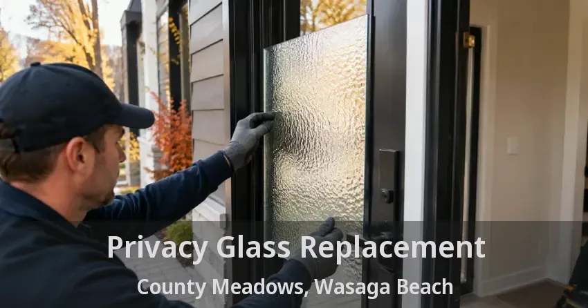 Privacy Glass Replacement County Meadows, Wasaga Beach - ON