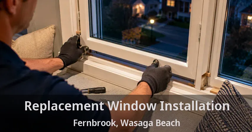 Replacement Window Installation Fernbrook, Wasaga Beach - ON