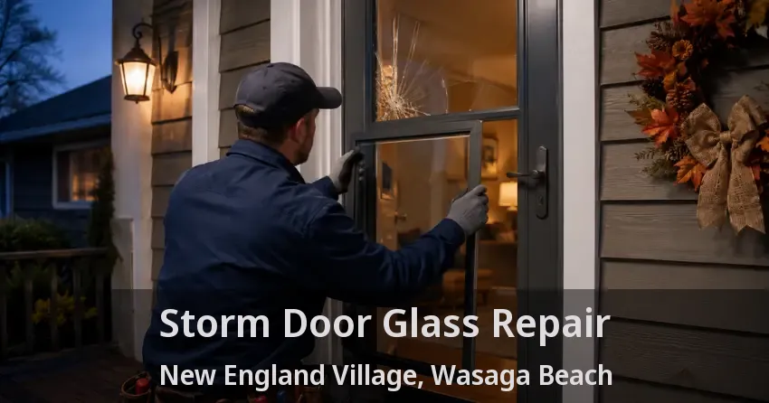 Storm Door Glass Repair New England Village, Wasaga Beach - ON