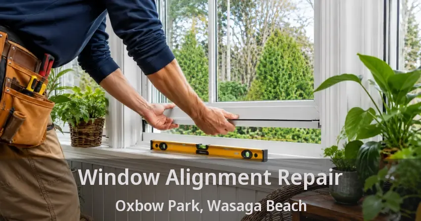 Window Alignment Repair Oxbow Park, Wasaga Beach - ON
