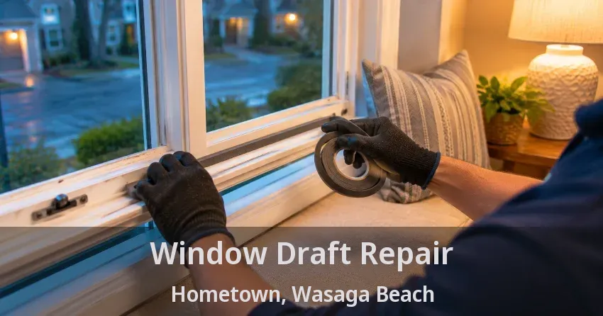 Window Draft Repair Hometown, Wasaga Beach - ON