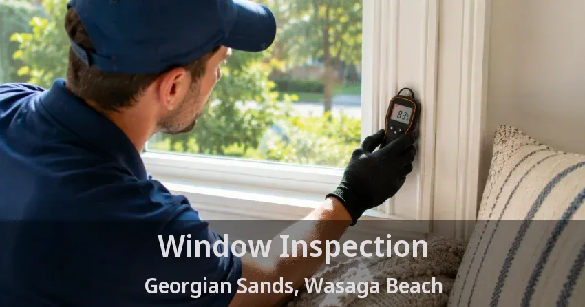 Window Inspection Georgian Sands, Wasaga Beach - ON