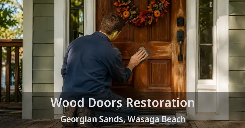 Wood Doors Restoration Georgian Sands, Wasaga Beach - ON