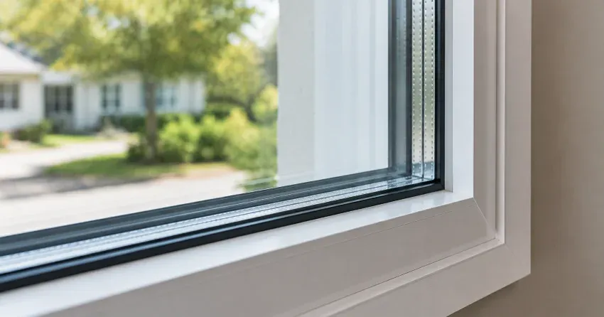technician replacing window weatherstripping in Wasaga Meadows, Wasaga Beach home