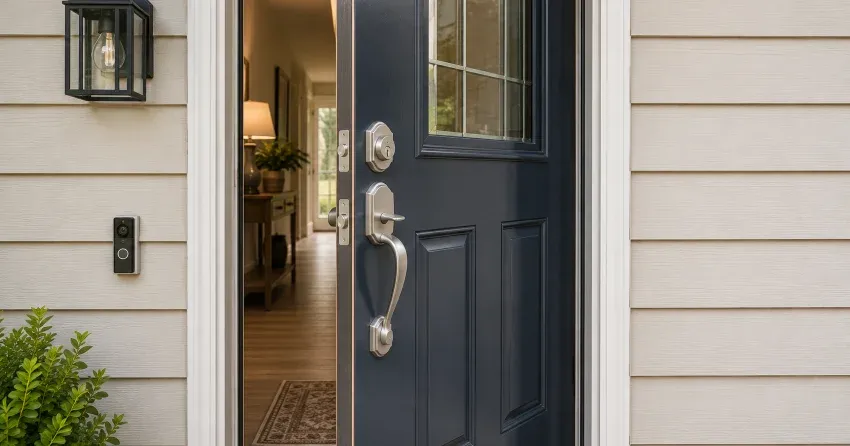 energy-efficient exterior door upgrade installation in Wasaga Meadows, Wasaga Beach