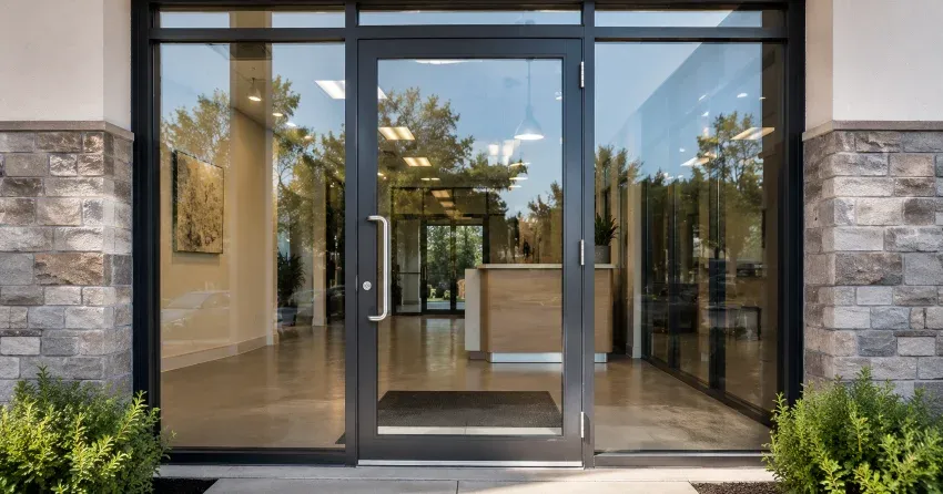 glass door installation sliding patio door in CountryLife Resort, Wasaga Beach