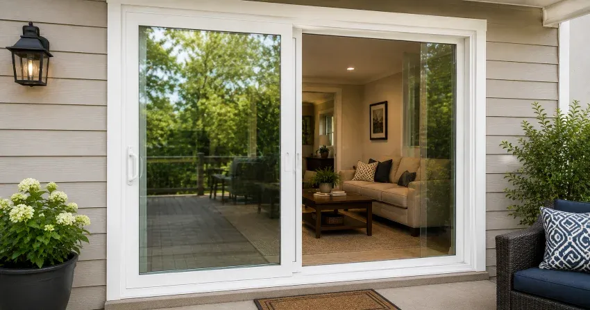 new patio door replacement installed in Wasaga Beach home