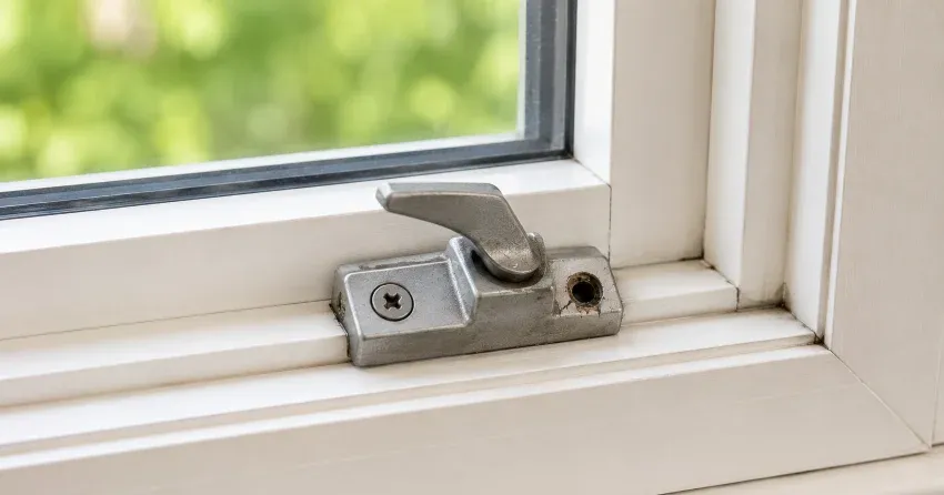 technician repairing a window balance mechanism in New England Village, Wasaga Beach